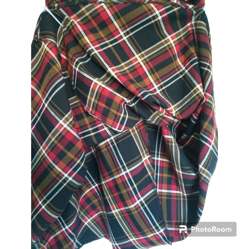 89th & Madison Plaid A Line Skirt Size 6 - Picture 2 of 9